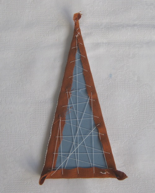 Gingerbread Christmas Tree assembly of cross stitch model